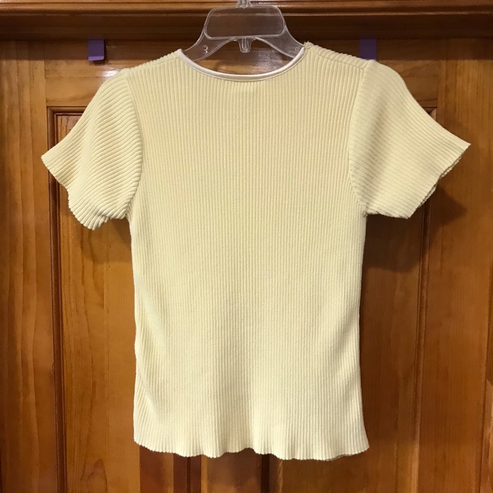 Ladies Studio C Yellow Ribbed Sweater Blouse
Ladies Small 4 - 6
100% Cotton
S… - Picture 1 of 12